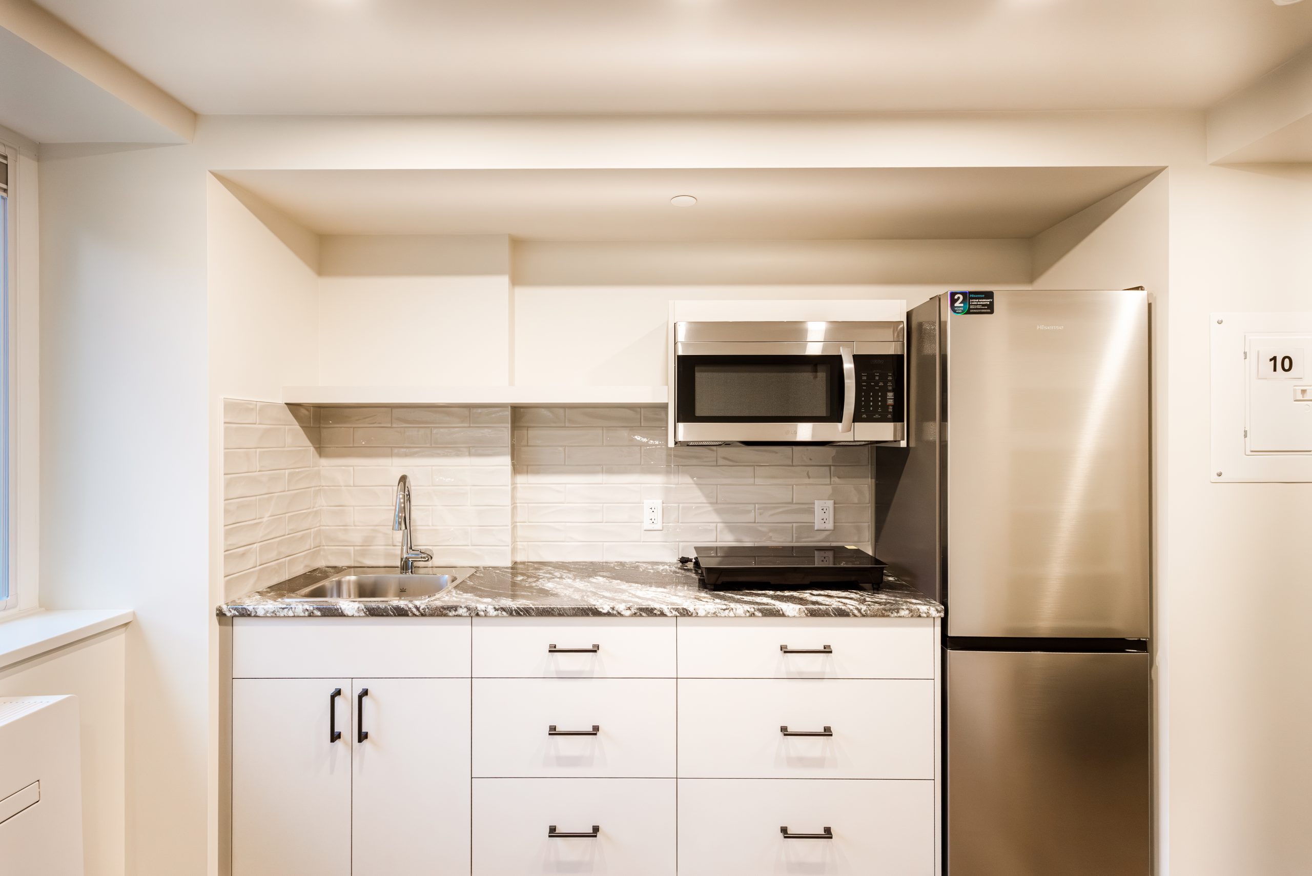 Kitchen in LJC's new Bachelor suite