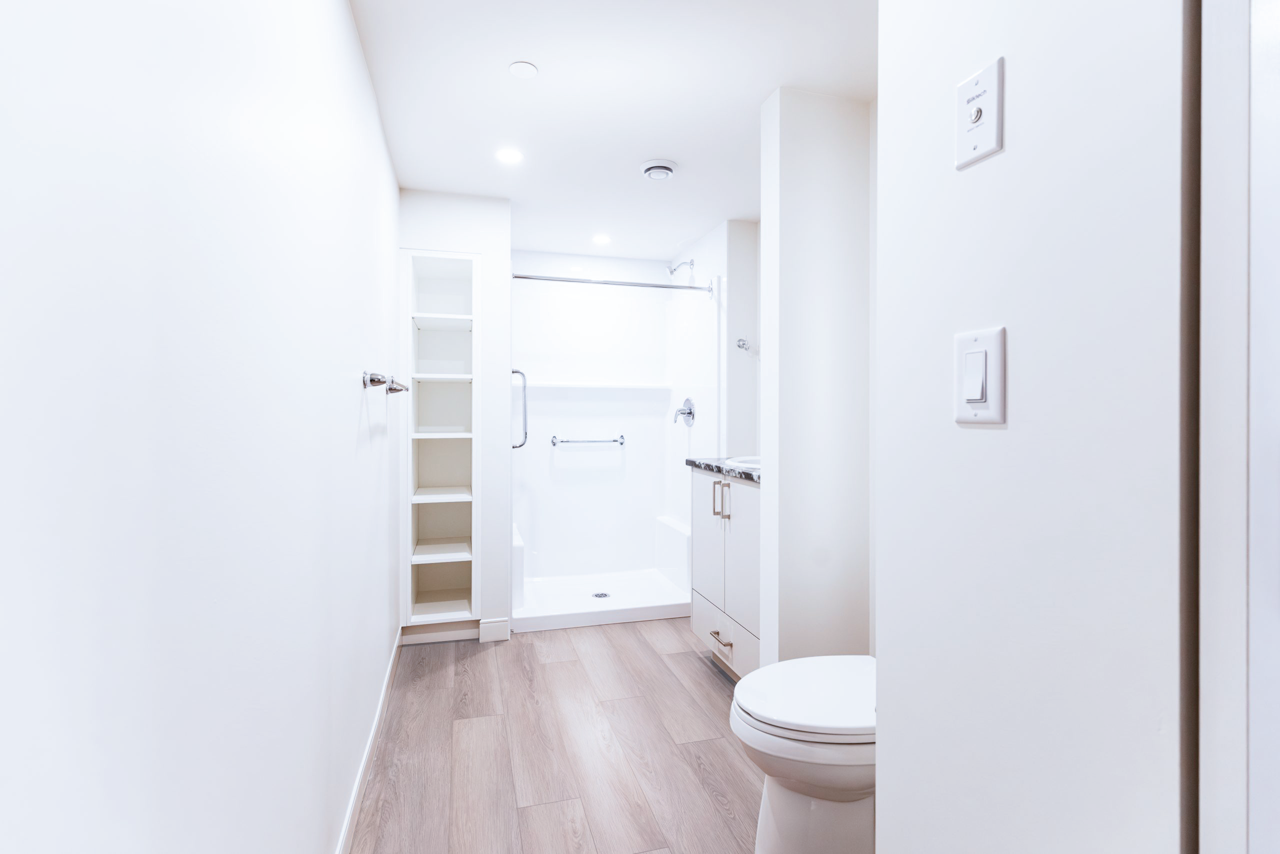 Bathroom in LJC's new Bachelor suite
