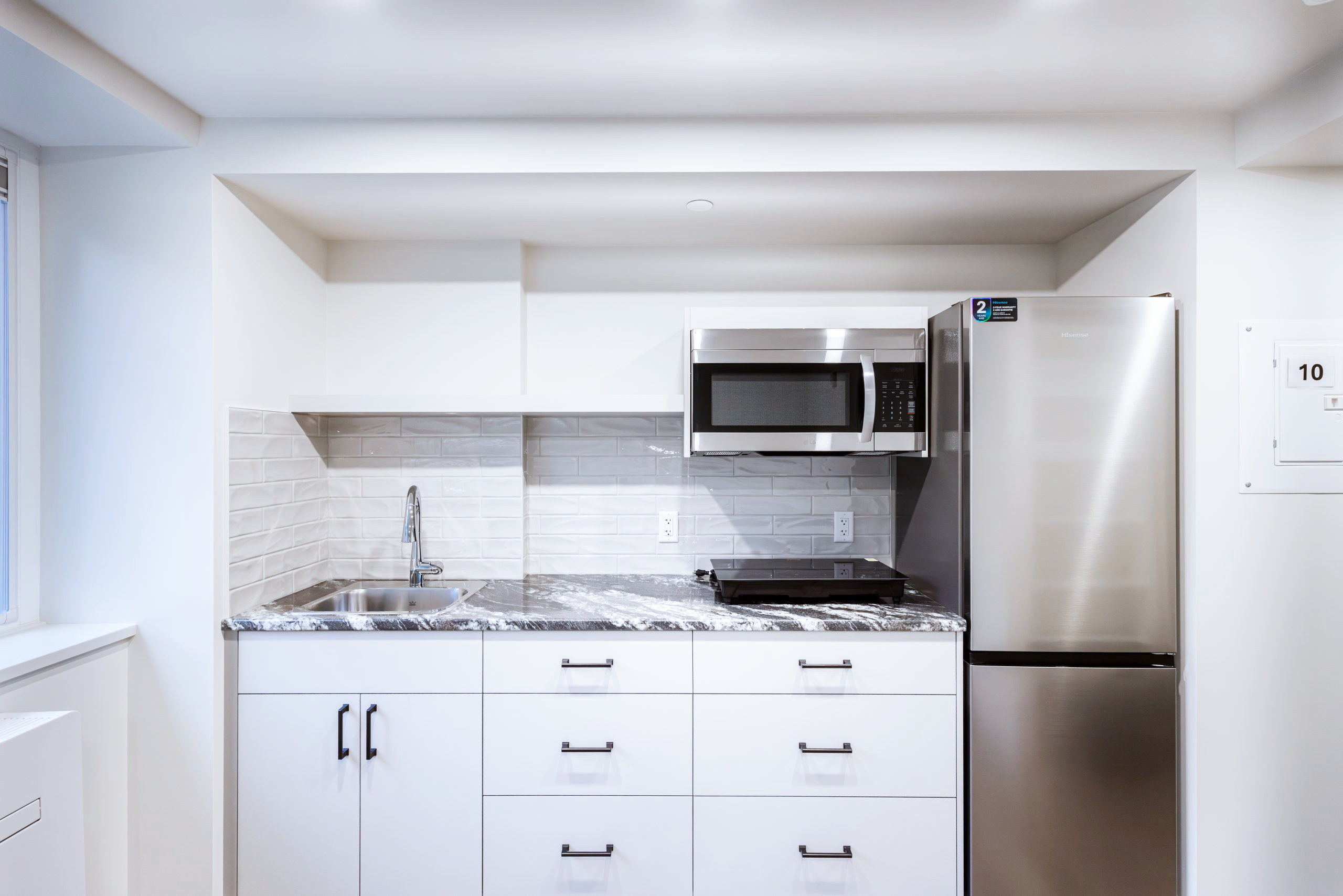 Kitchen in LJC's new Bachelor suite